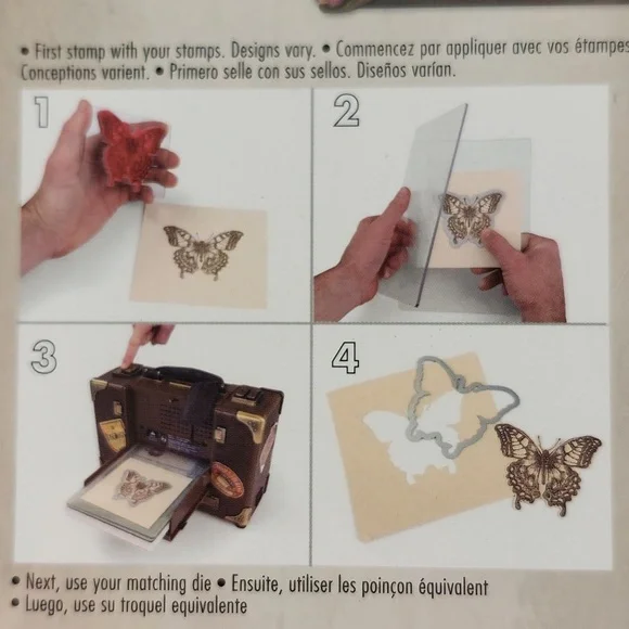 Sizzix Framelits with Stamps (barely used) - Tim Holtz Alterations collection - Picture 15 of 16